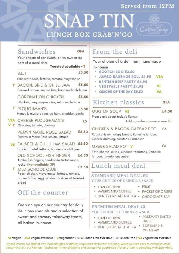 Delicious variety of sandwiches, deli items, and classic meals with vegan, vegetarian, and gluten-free options. Perfect for a quick, tasty lunch or snack.